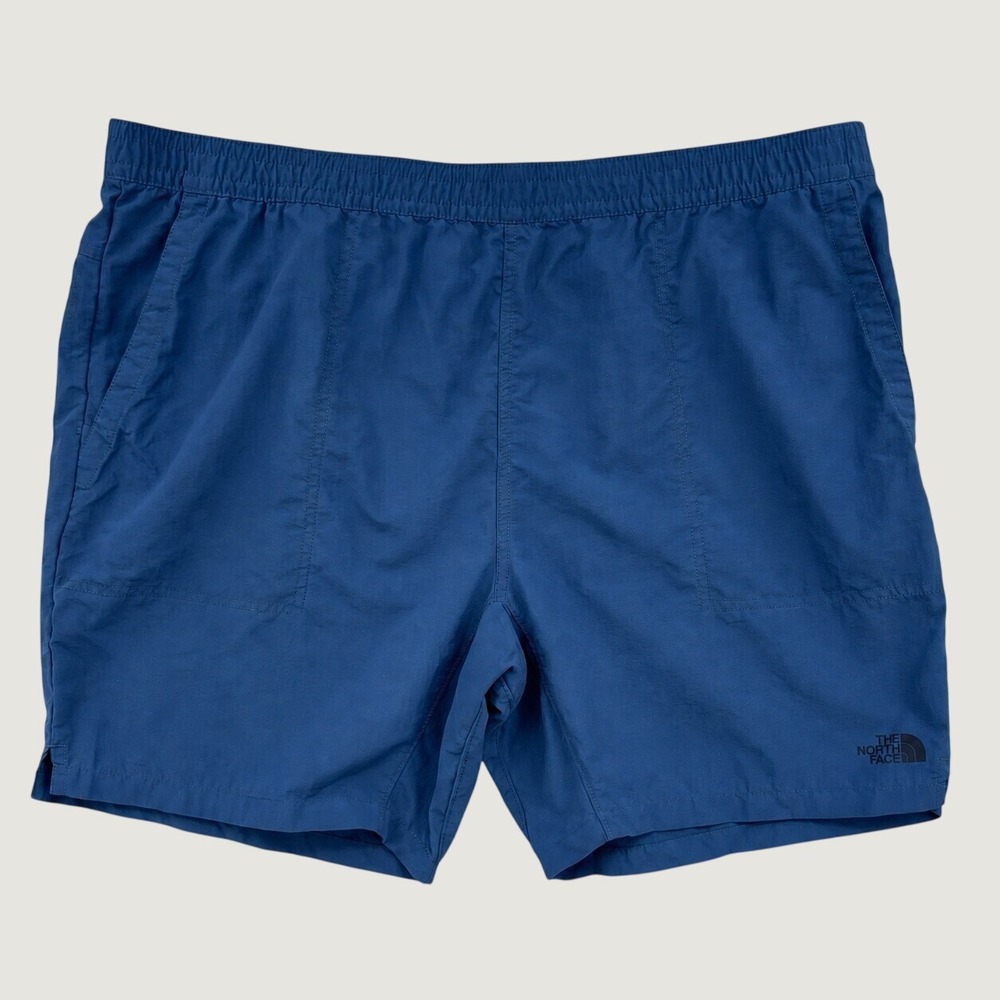 The North Face Shorts Mens Small Blue Nylon Athletic Hiking Outdoor Athletic